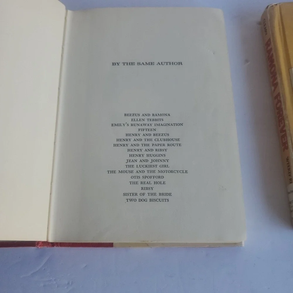 VTG‎ Mitch and Amy Beverly Cleary 1967 1st Ed HC DJ Ramona Forever Lot 2 Readers